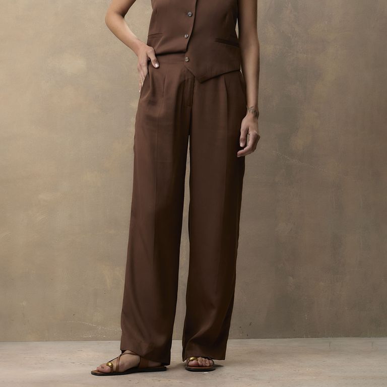 WOLF&HANK Pantalón Wide Leg Mujer