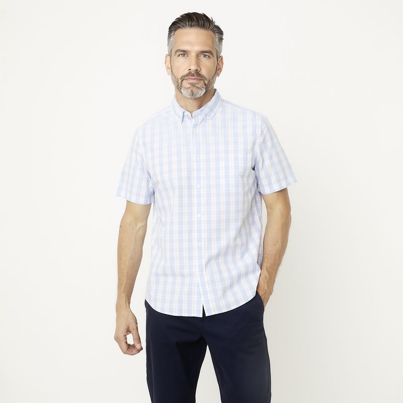 CHRISTIAN LACROIX - Camisa Casual Manga Corta Algodón Hombre Christian Lacroix