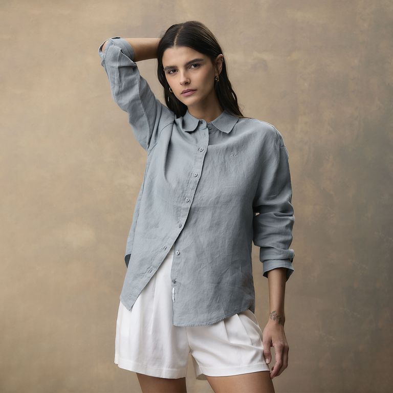 WOLF&HANK Camisa Lino Mujer