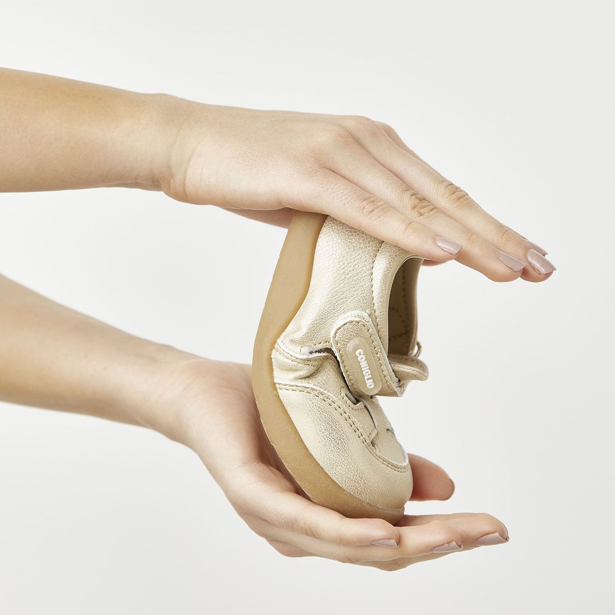 CONIGLIO - Zapato Casual Bebé Niña Dorado (18 A 26) Coniglio