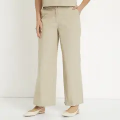 APOLOGY - Pantalón Tiro Alto Lyocell Mujer