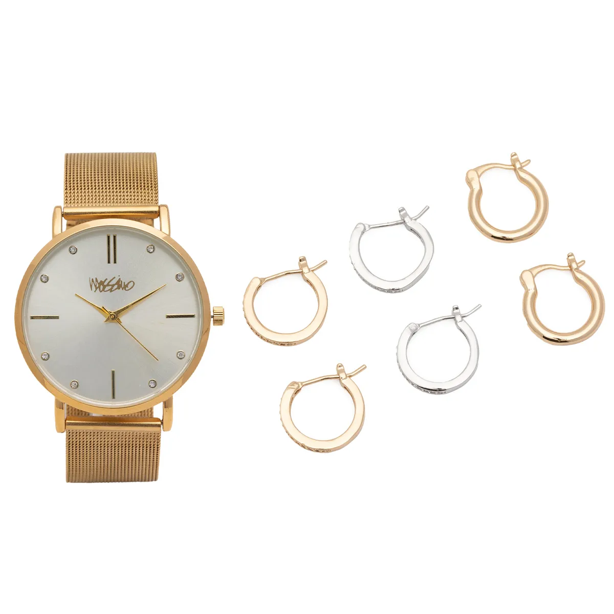 MOSSIMO - Reloj + Set de Aros Mujer en Joyero Mossimo