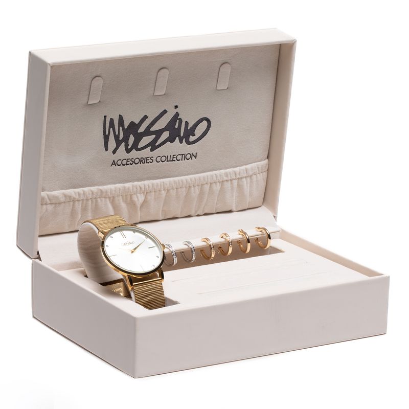 MOSSIMO Reloj Set de Aros Mujer en Joyero Mossimo