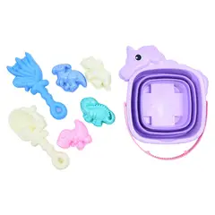 KIDS N PLAY - Balde Playa Plegable Unicorn