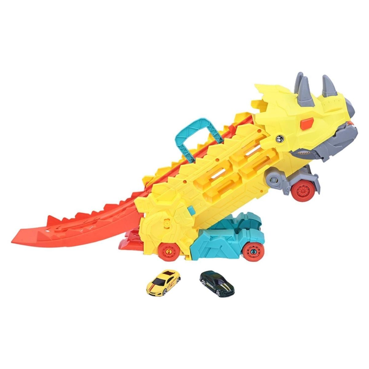 KIDS N PLAY - Camión Triceraptor Transportador de Autos Kids N play