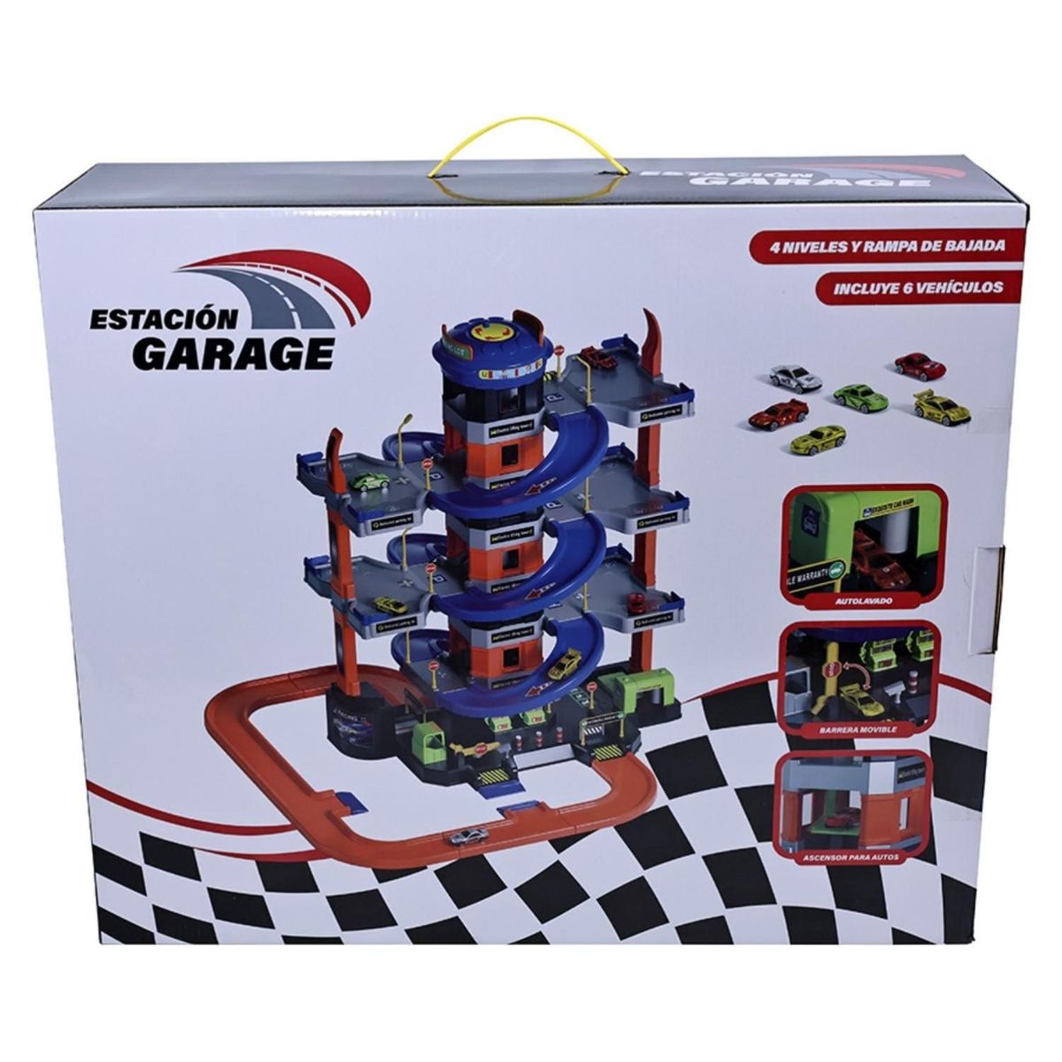 KIDS N PLAY - Garage 3 Pisos + 6 Autos Kids N Play