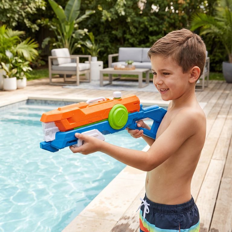 Lanzador Agua 65 Cms Con Tapa Kids N Play