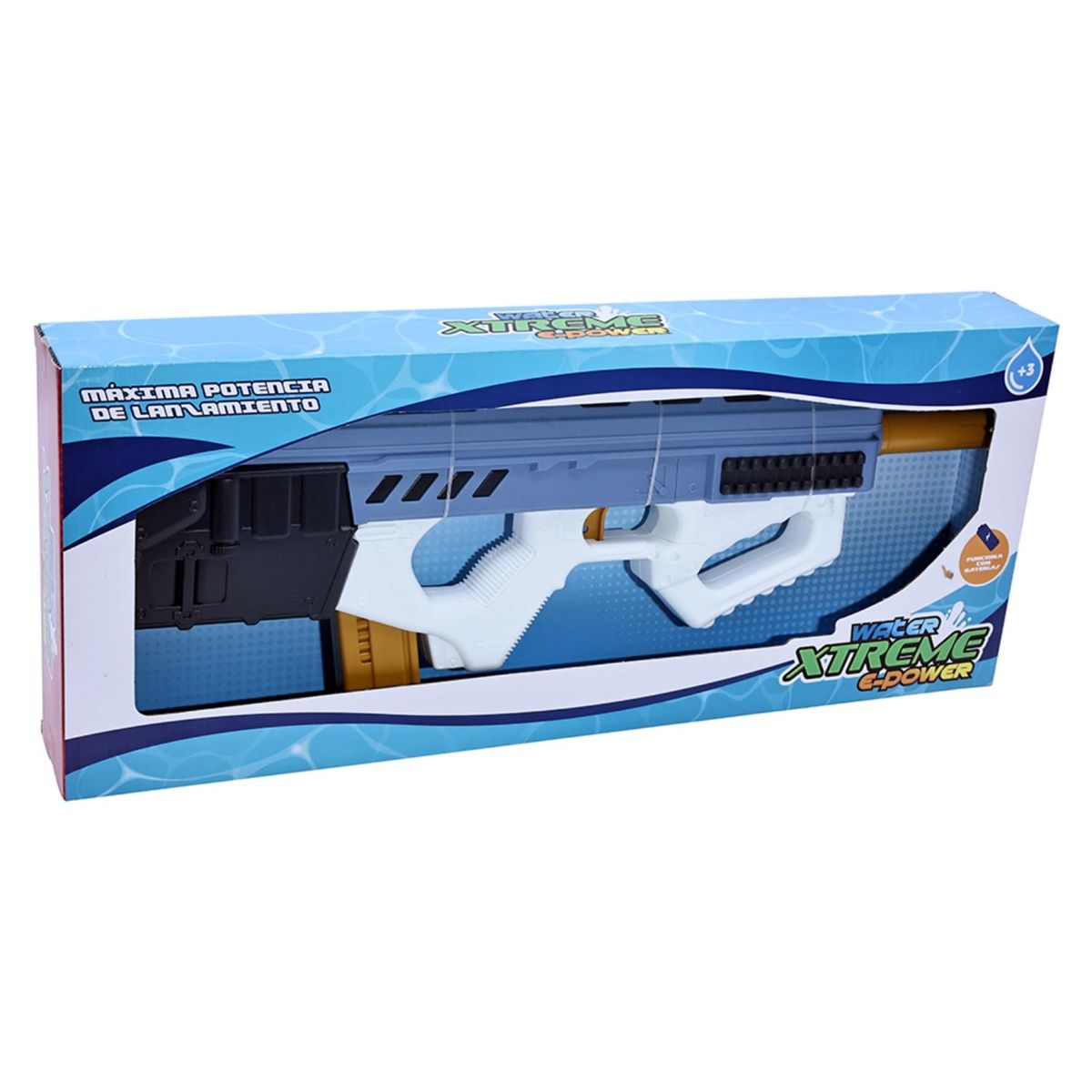 WATER XTREM - Pistola Agua Electrica Azul Kids N Play