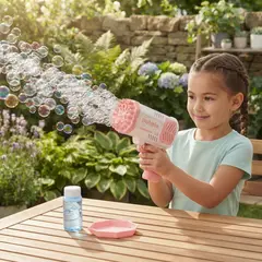 KIDS N PLAY - Lanzador Burbujas 40 Orif Pink