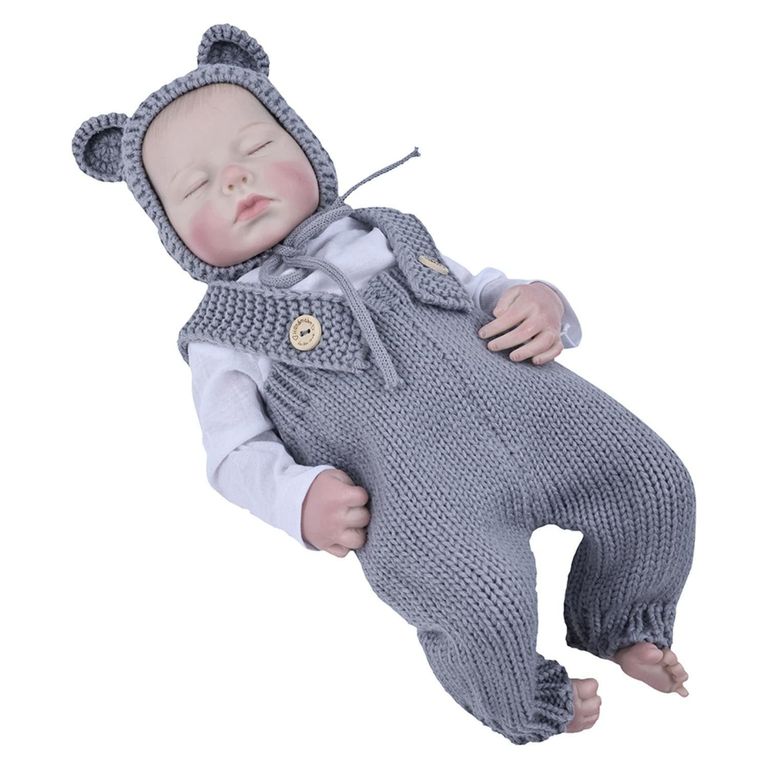 Muñeca Recién Nacida Grey