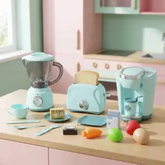 KIDS N PLAY - Set Licuadora Tostadora Y Cafetera