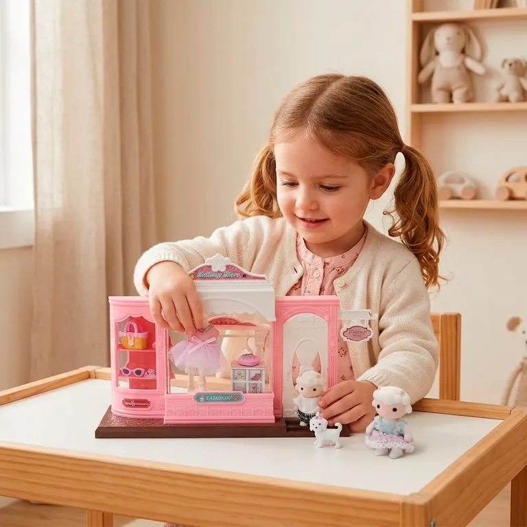 KIDS N PLAY Set Tienda De Ropa Oveja