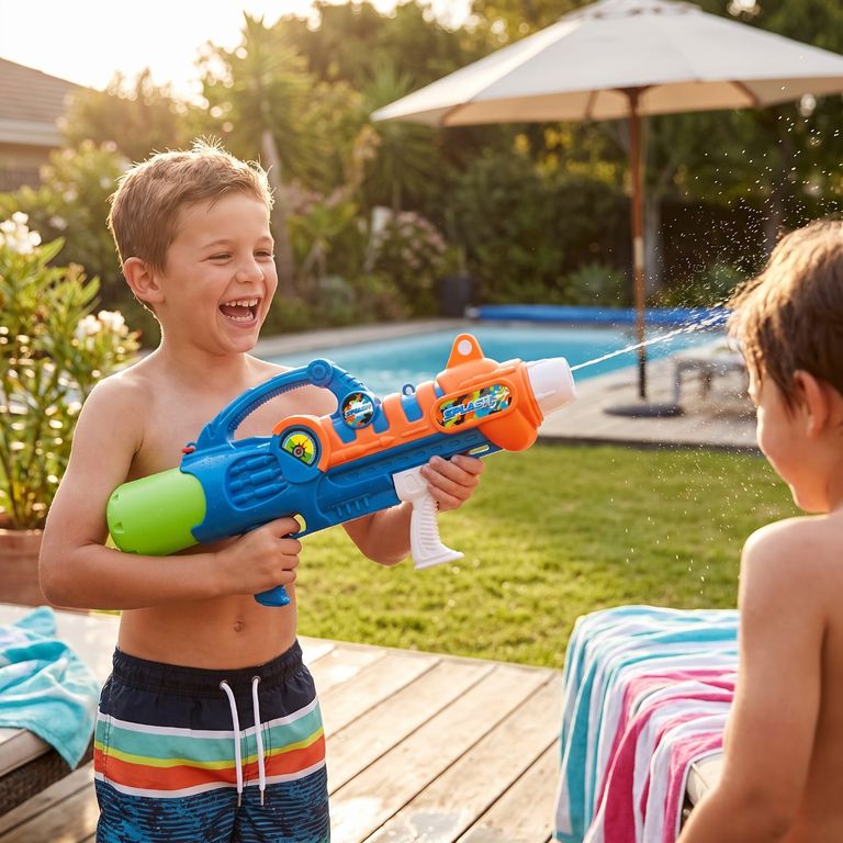 WATER XTREM Lanzador Agua 83 Cms Con Tanque Kids N Play