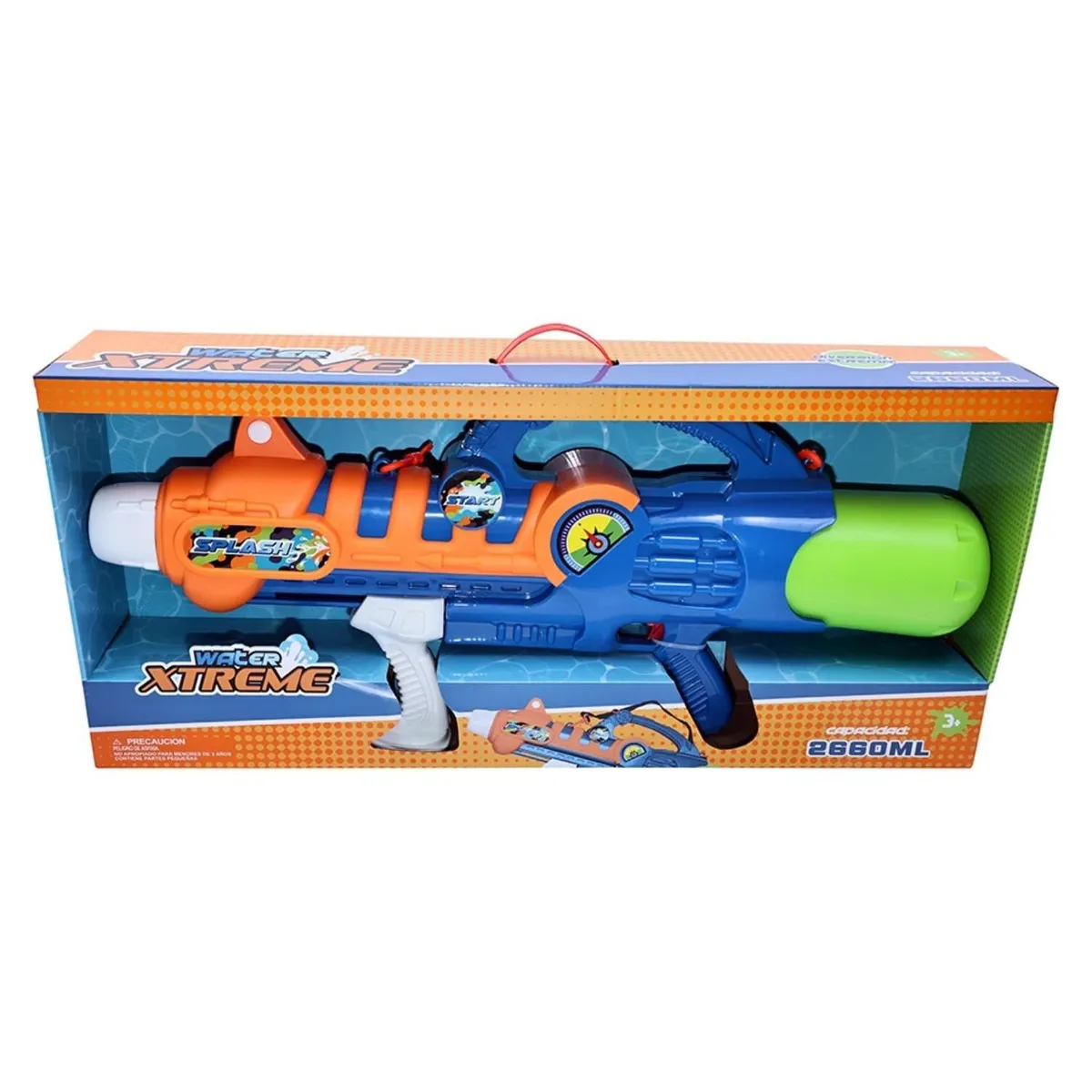 WATER XTREM - Lanzador Agua 83 Cms Con Tanque Kids N Play