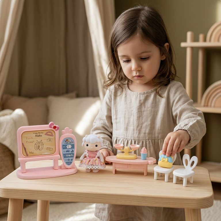 KIDS N PLAY Set Juego Escuela Oveja