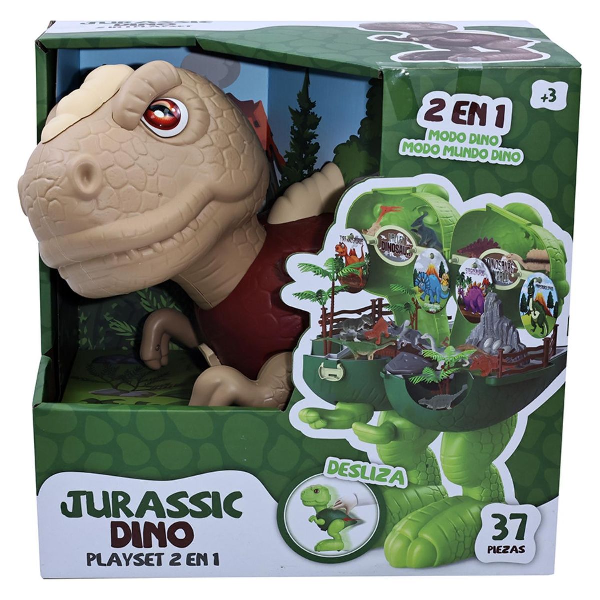 KIDS N PLAY - Juguete 2 En 1 Dinosaurio Café Kids N Play