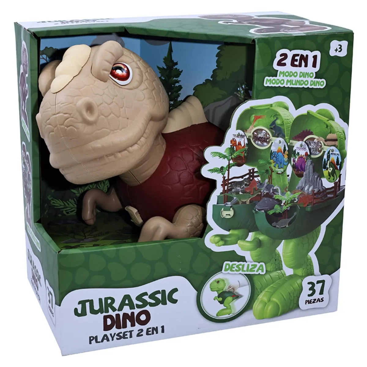 KIDS N PLAY - Juguete 2 En 1 Dinosaurio Café Kids N Play