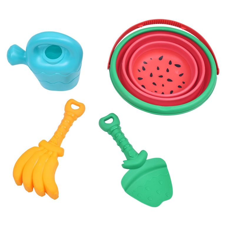 Balde Playa Plegable Fruta