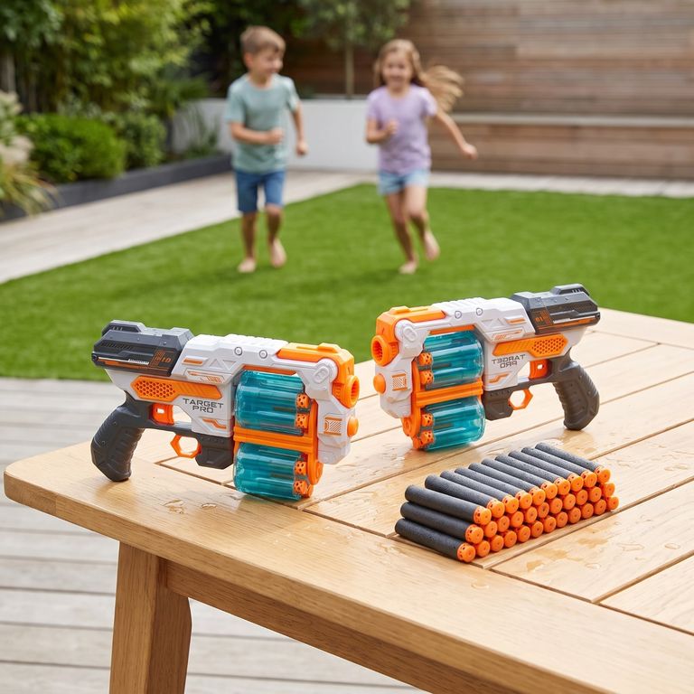 KIDS N PLAY Pack 2 Lanzadores 48 Dardos
