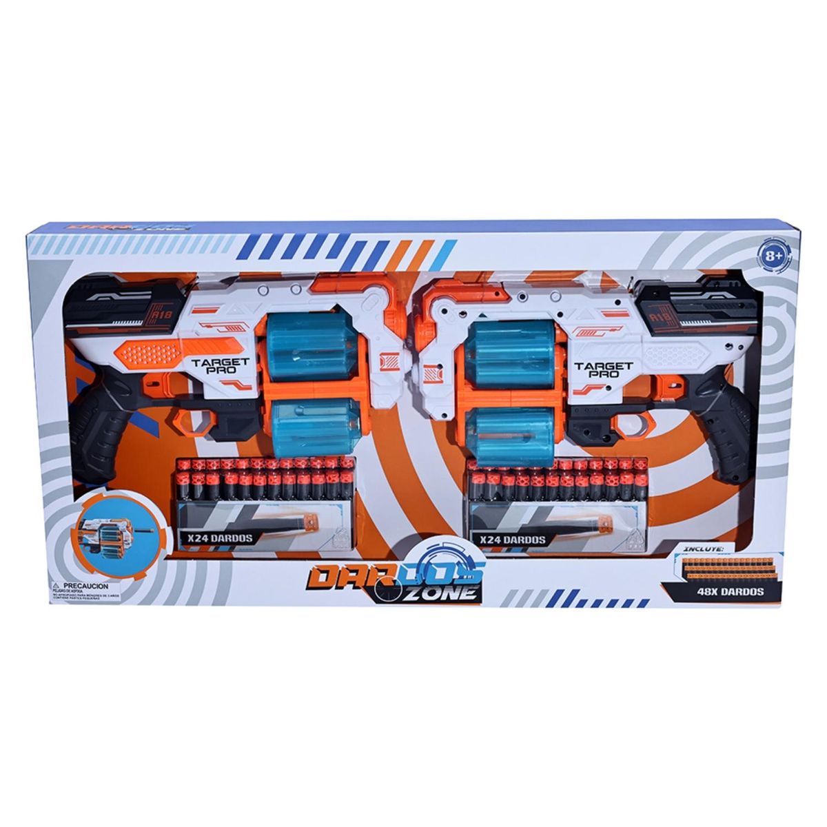 KIDS N PLAY - Pack 2 Lanzadores 48 Dardos Kids N Play