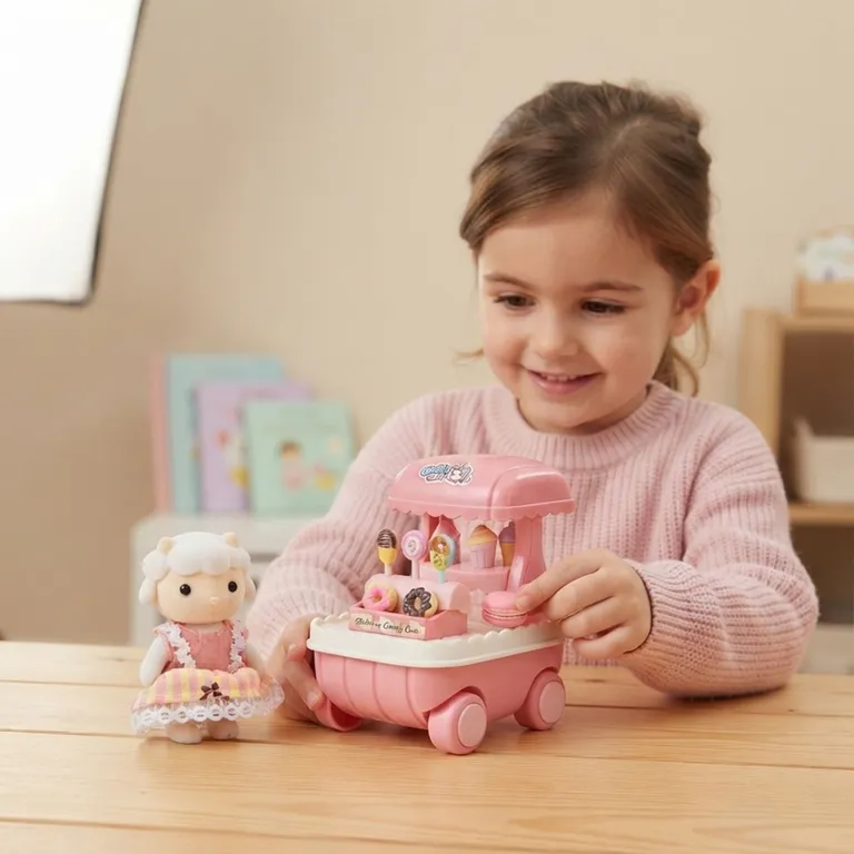 Set Juego Carrito Postres Oveja