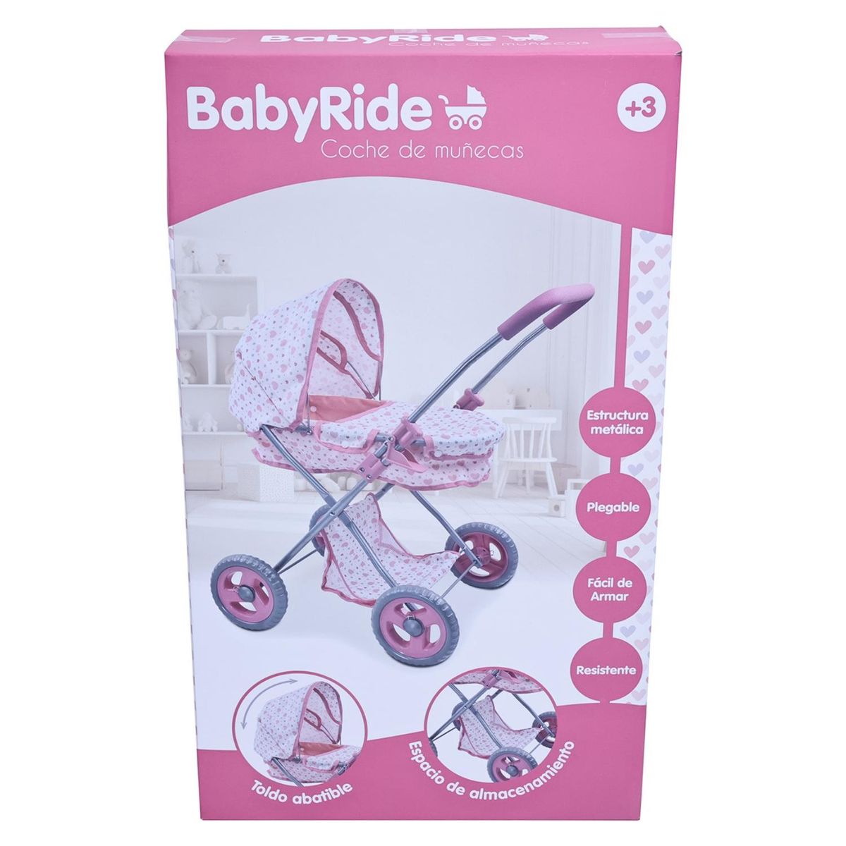 KIDS N PLAY - Coche Para Muñeca Deluxe Kids N Play