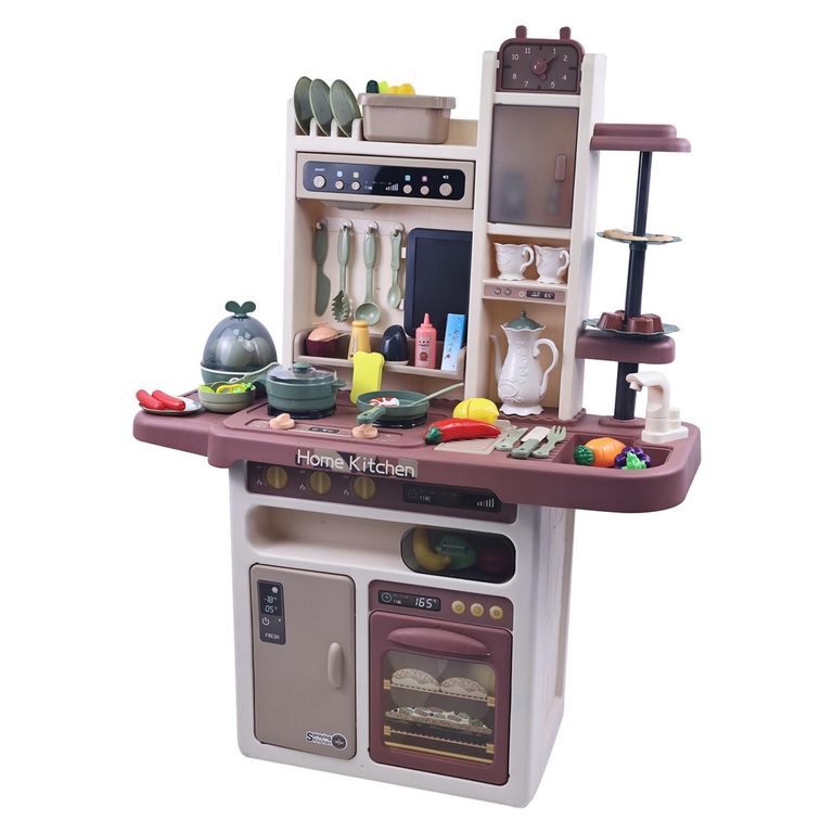 KIDS N PLAY Mega Cocina Vapor Son 65P Caf