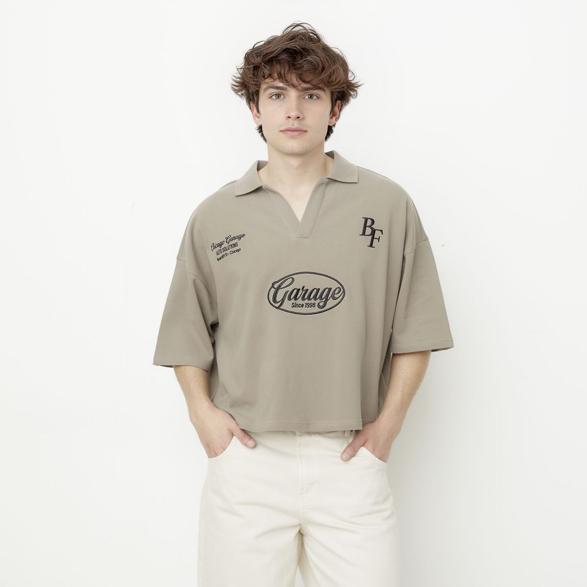 BEARCLIFF - Polera Manga Corta Hombre Bearcliff