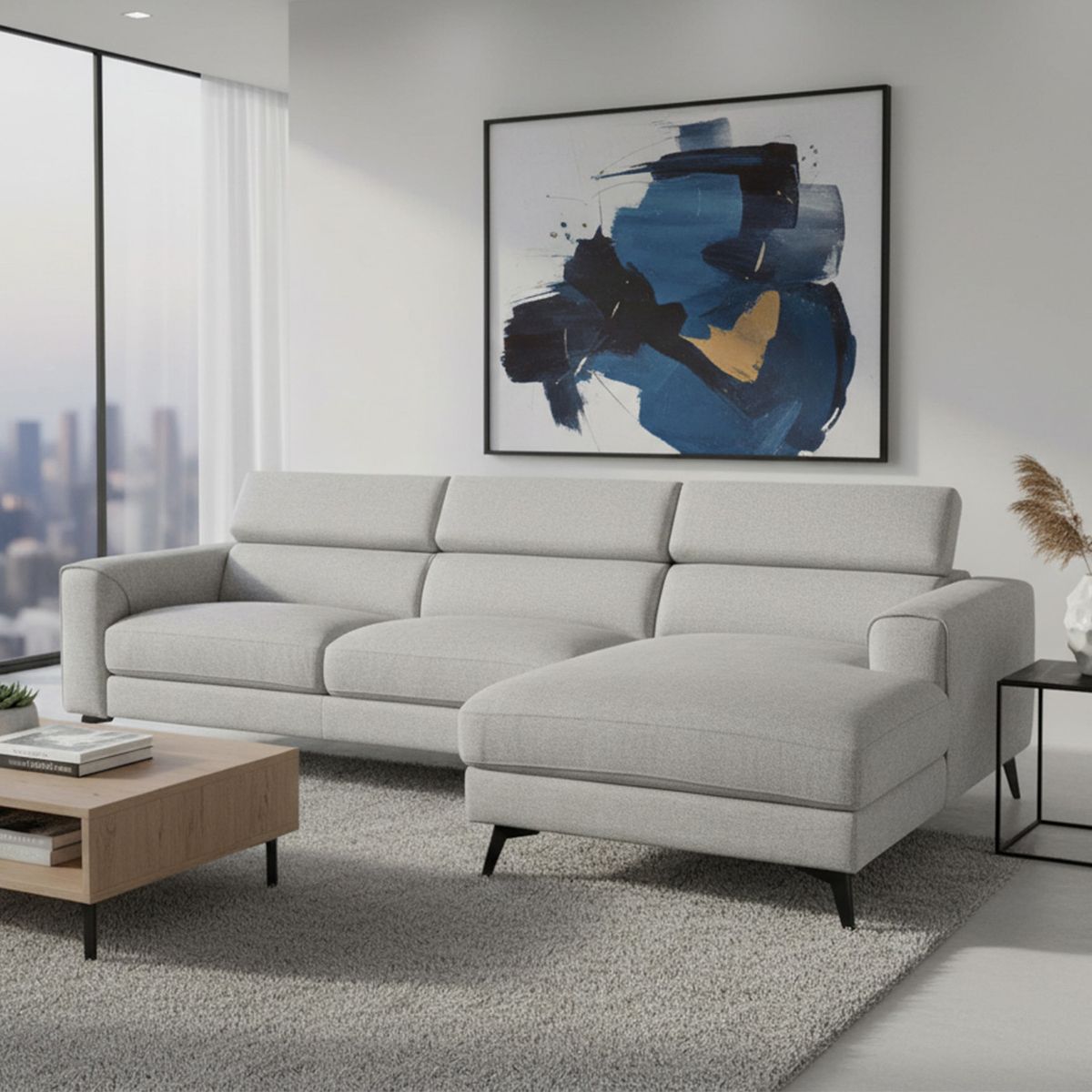 BASEMENT HOME - Sofá Seccional Derecho Osaka Basement Home