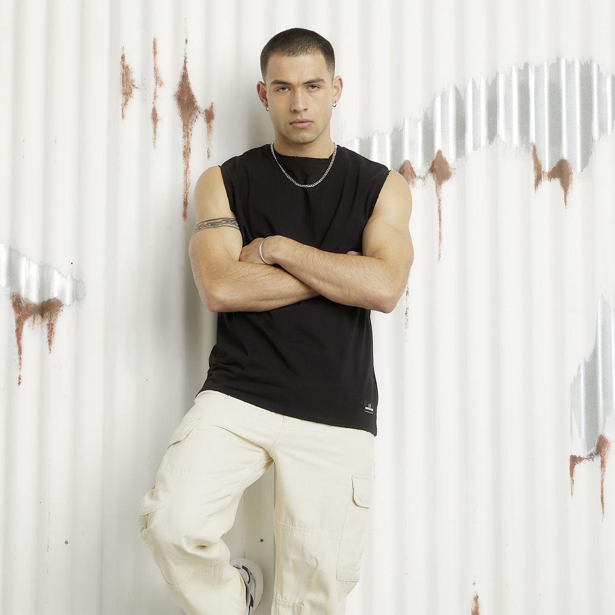 AMERICANINO - Polera Sin Mangas Hombre Americanino