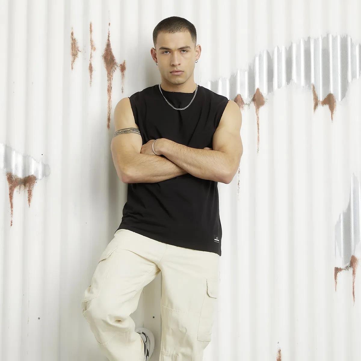 AMERICANINO - Polera Sin Mangas Hombre Americanino