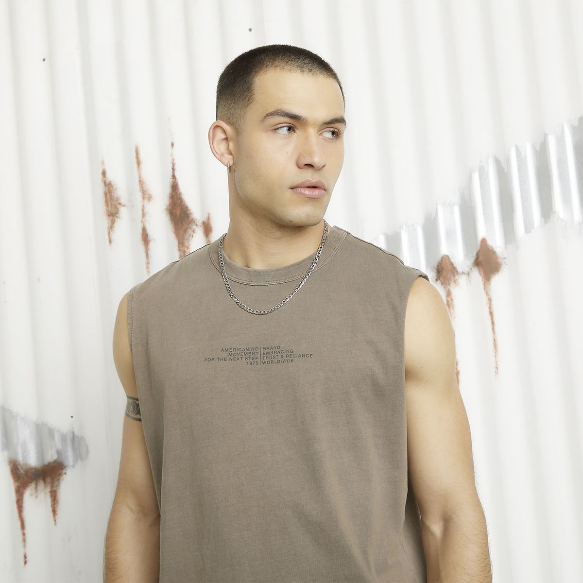 AMERICANINO - Polera Sin Mangas Hombre Americanino