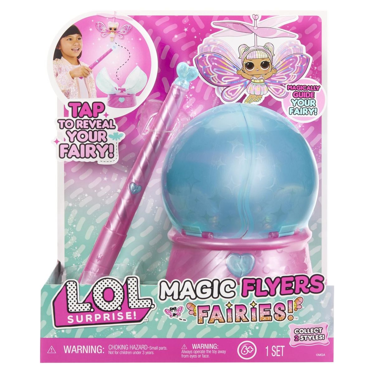 LOL - LOL Surprise! Magic Flyers: Flutter Star - Muñeca voladora