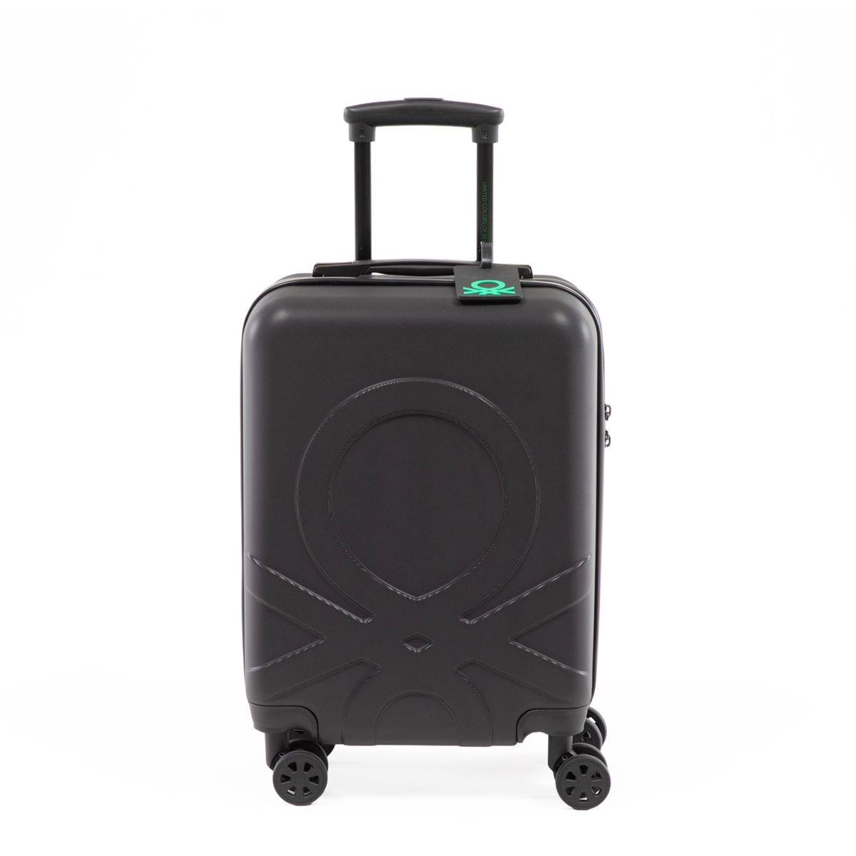 BENETTON - Maleta S Vintage Solid Black Benetton