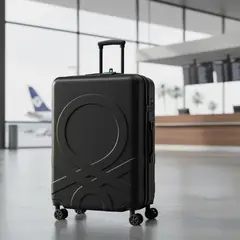 BENETTON - Maleta L Vintage Solid Black