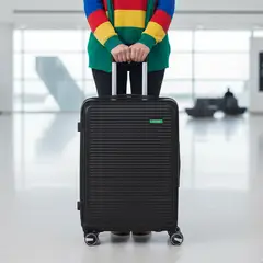 BENETTON - Maleta Malpensa Negro M