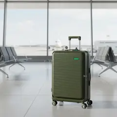 BENETTON - Maleta Malpensa Verde M