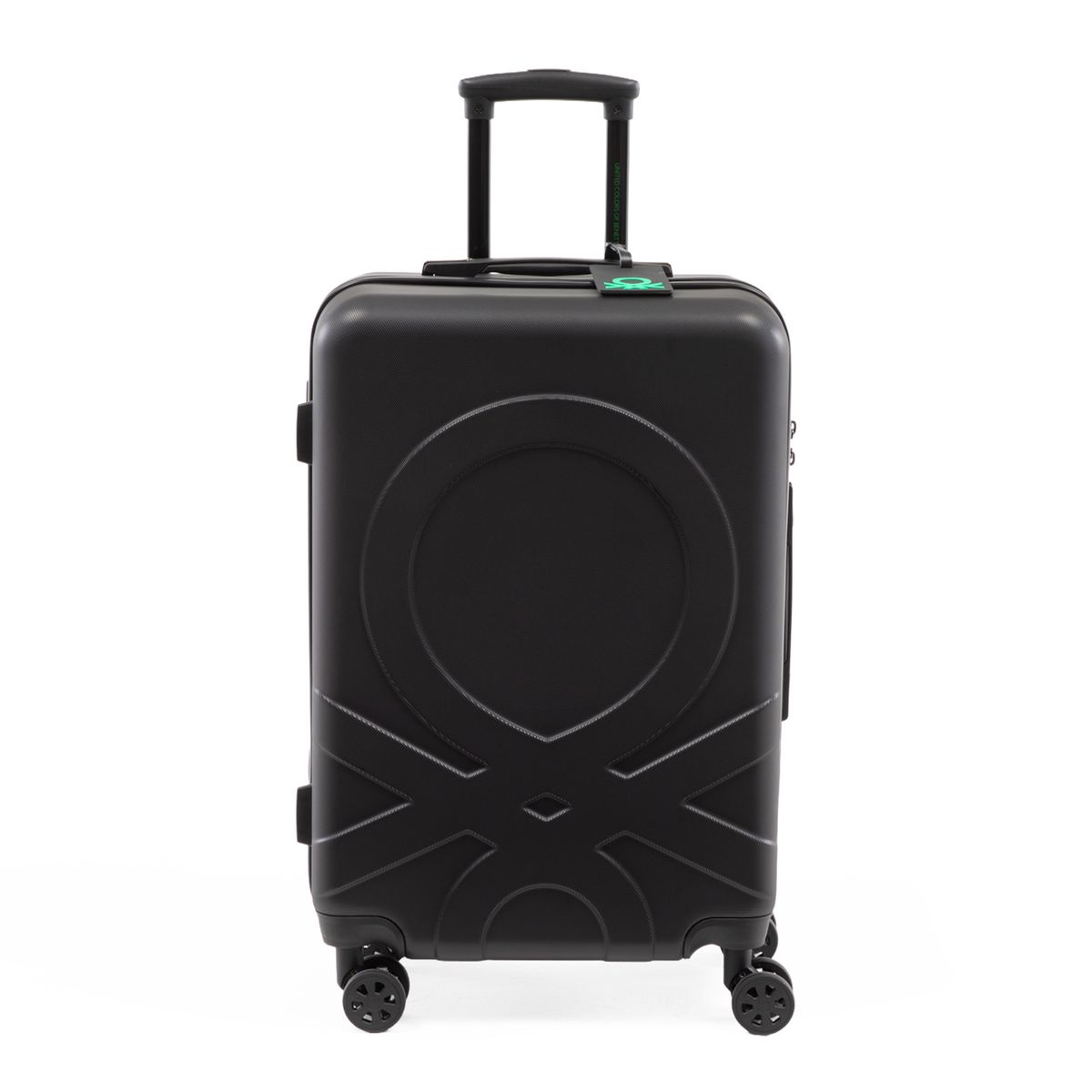 BENETTON - Maleta M Vintage Solid Black Benetton