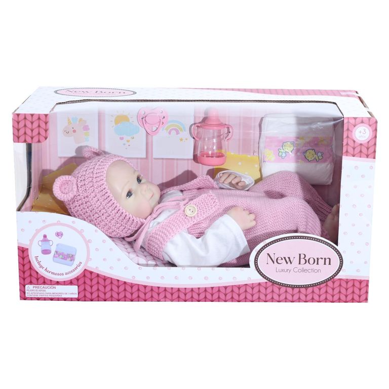 Muñeca Recién Nacida Light Pink