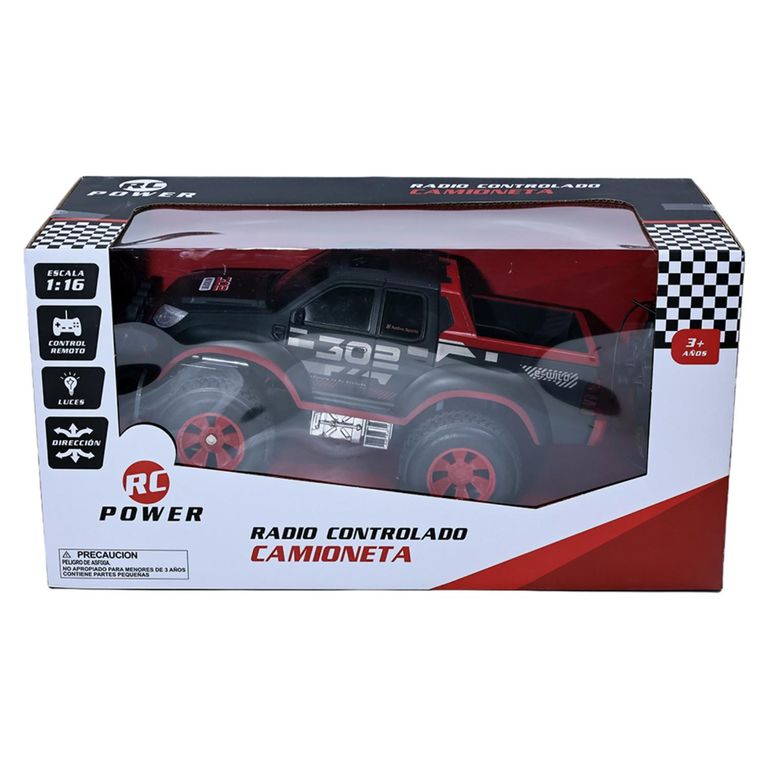Auto 1:18 Camioneta a Control Remoto Rojo