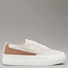 CALVIN KLEIN - Zapatilla Urbana Mujer Beige