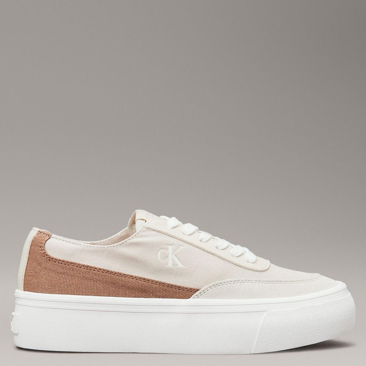 CALVIN KLEIN - Zapatilla Urbana Mujer Beige Calvin Klein