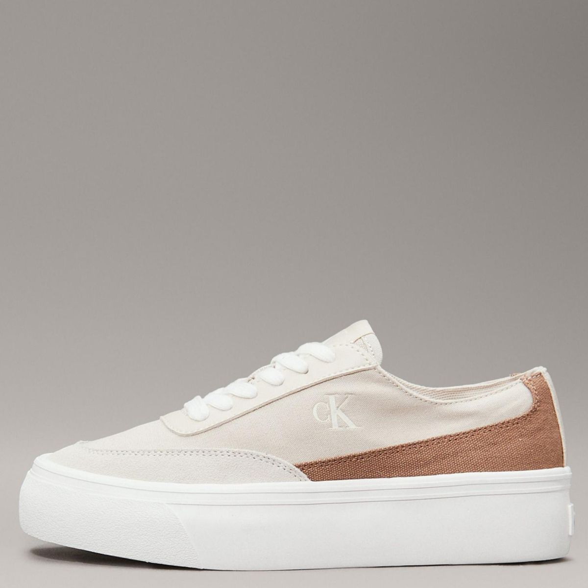 CALVIN KLEIN - Zapatilla Urbana Mujer Beige Calvin Klein