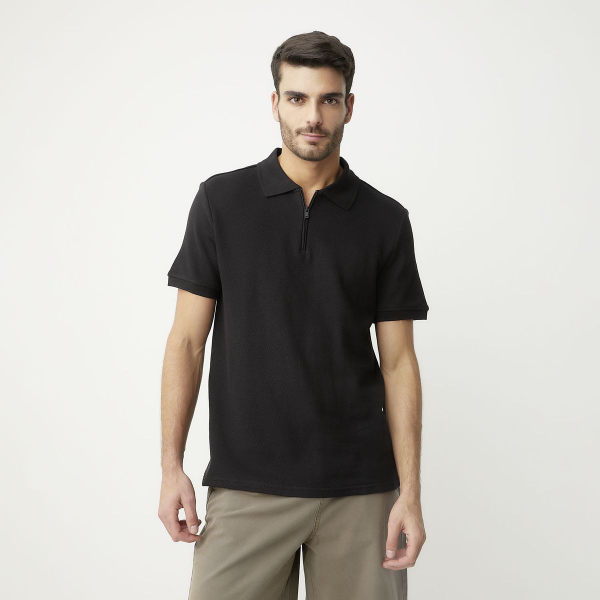 BASEMENT - Polera Manga Corta Hombre Basement