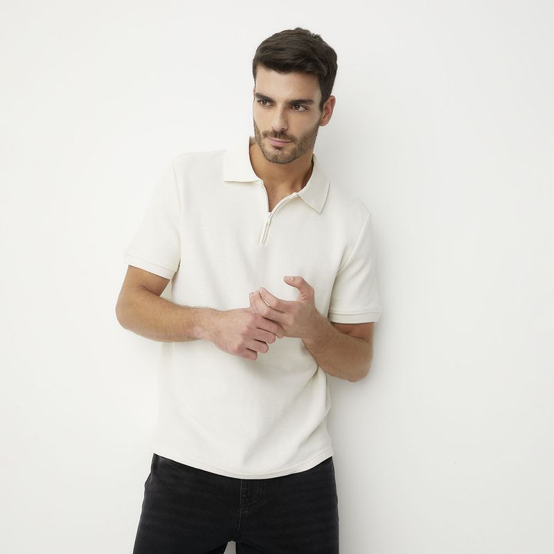 BASEMENT - Polera Manga Corta Hombre Basement