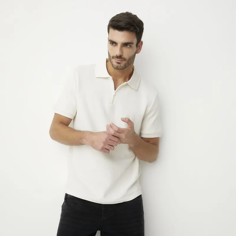 BASEMENT - Polera Manga Corta Hombre Basement