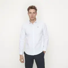 WOLF&HANK - Camisa Casual Manga Larga Algodón Hombre