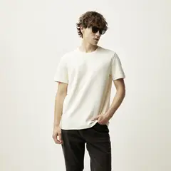 BASEMENT - Polera Manga Corta Algodón Hombre