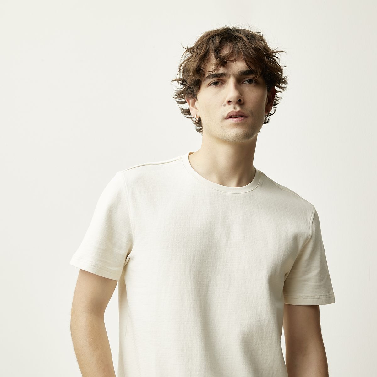 BASEMENT - Polera Manga Corta Algodón Hombre Basement