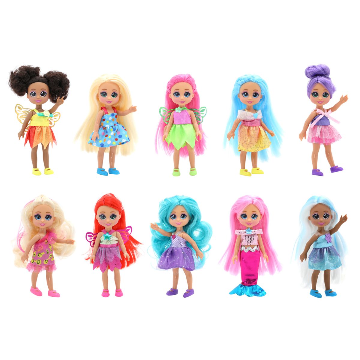 DREAMEEZ - Pack X 10 Mini Muñecas Dreameez